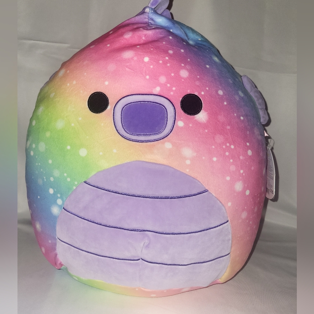 Original Squishmallows Emerald The Rainbow Galaxy Seahorse 16"